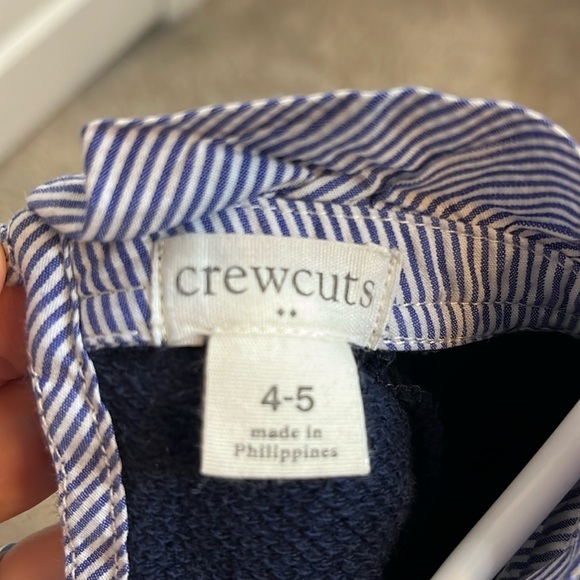 Crewcuts Navy Layered Sweater - Size 4/5 - Picture 7 of 7